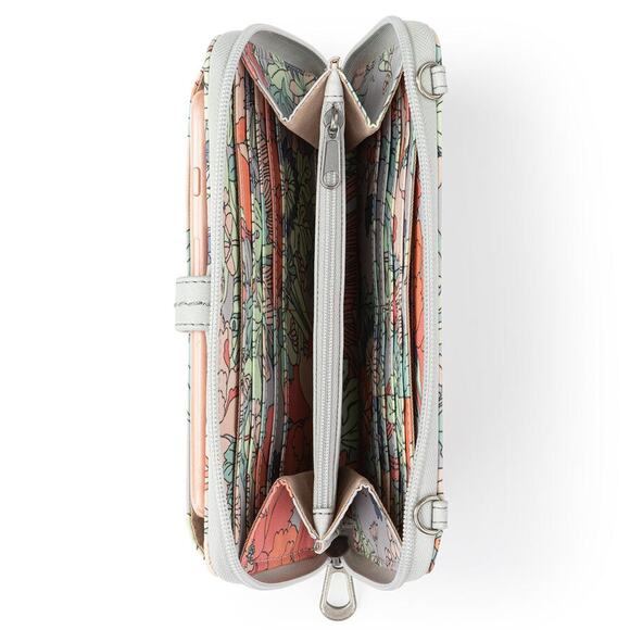Womens Sakroots Smartphone Wristlet - Light Grey - Picture 4 of 9